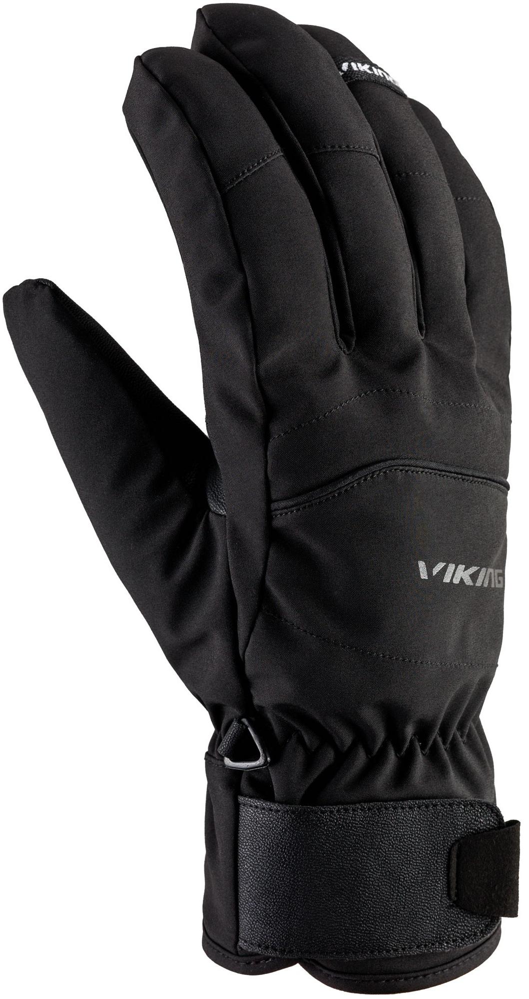 

Перчатки Горнолыжные Viking Solven Black (Inch (Дюйм):7), Черный, Solven