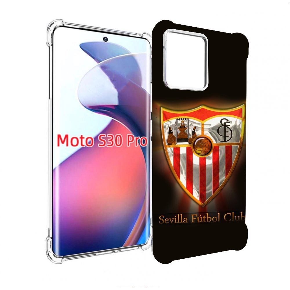 

Чехол MyPads фк севилья испания мужской для Motorola Moto S30 Pro, Прозрачный, Tocco