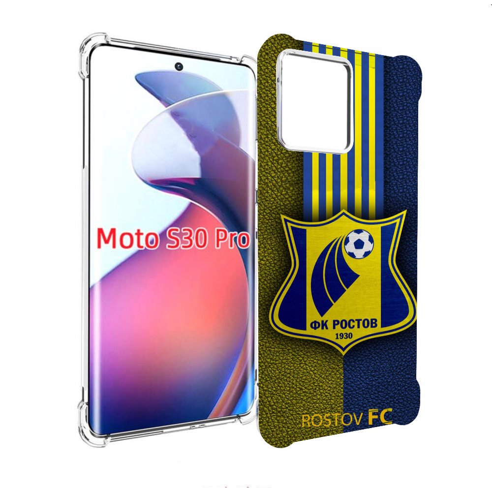 

Чехол MyPads фк ростов мужской для Motorola Moto S30 Pro, Прозрачный, Tocco