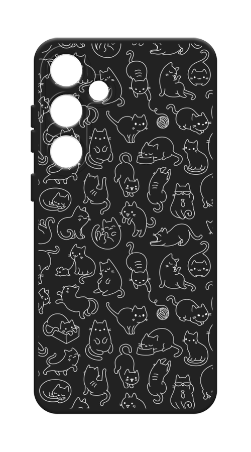 

Чехол Awog на Samsung Galaxy S24 Plus / Самсунг S24 Plus "Шкодливые котики", Прозрачный;бежевый, 2109152-1