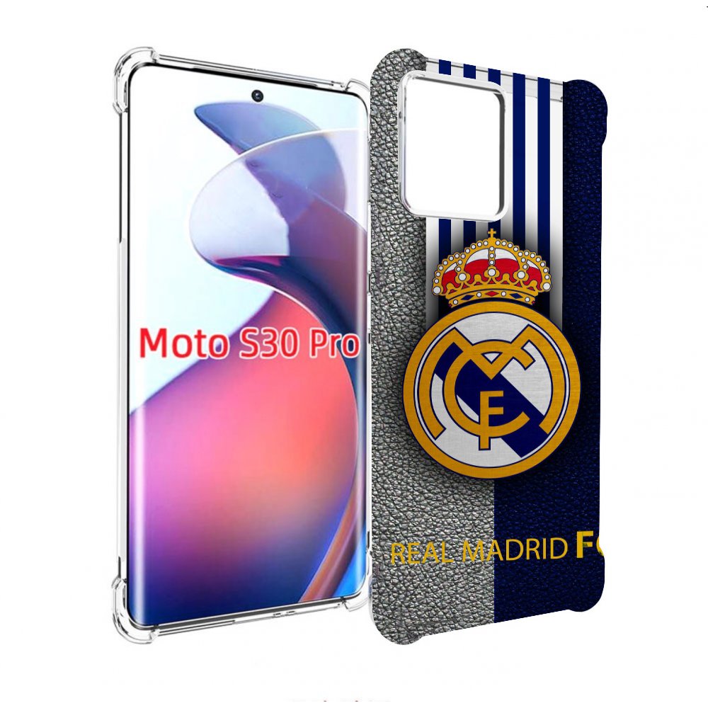 

Чехол MyPads фк реал мадрид мужской для Motorola Moto S30 Pro, Прозрачный, Tocco