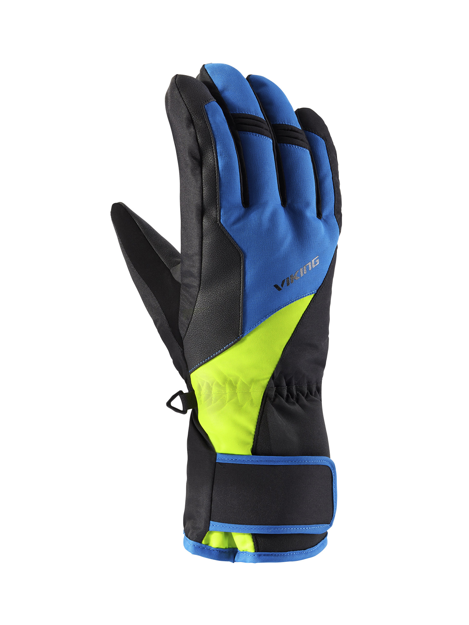 

Перчатки Горнолыжные Viking Santo Black/Blue/Yellow (Inch (Дюйм):7), Черный;синий;зеленый, Santo