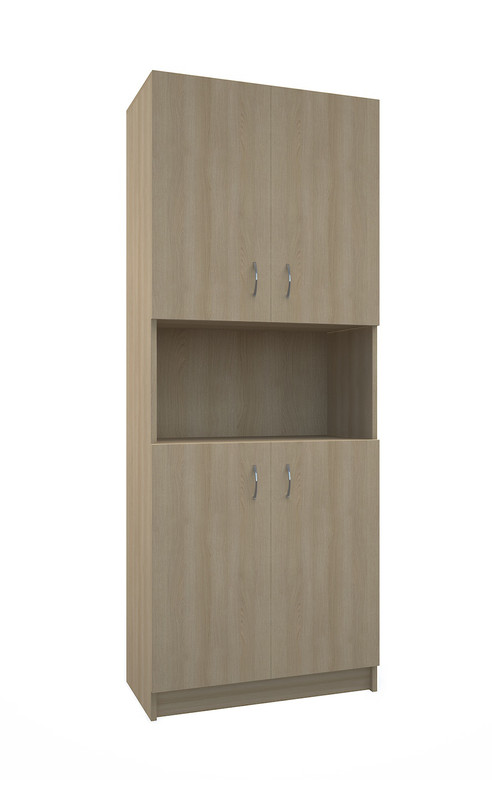 

Стеллаж широкий с 4-мя дверьми и полками МДК СЛШ4 Дуб млечный, Бежевый, Стеллаж широкий с 4-мя дверьми и полками СЛШ4