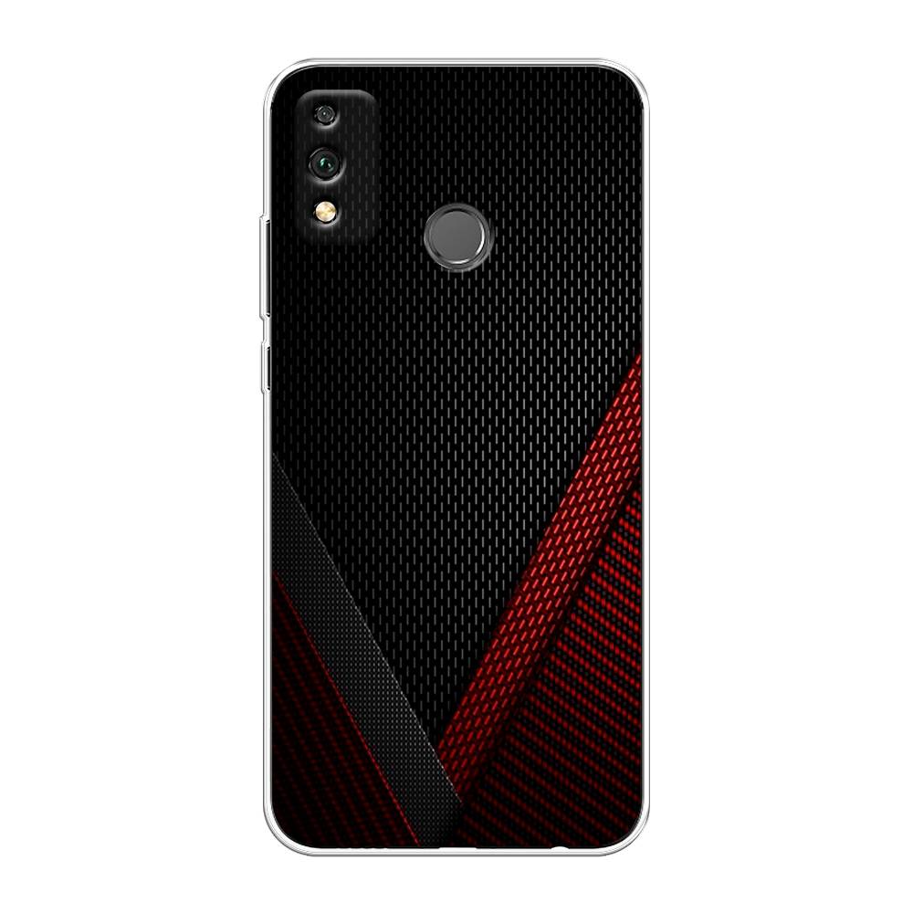 

Чехол Awog на Honor 9X Lite "Красный карбон", Черный;красный, 6104250-3