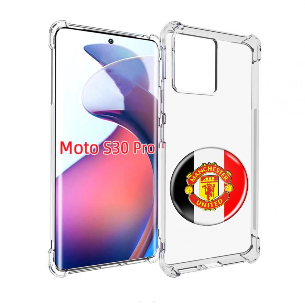 

Чехол MyPads фк манчестер юнаитед мужской для Motorola Moto S30 Pro, Прозрачный, Tocco