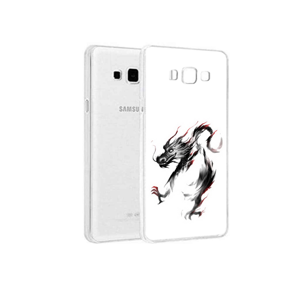 

Чехол MyPads Tocco для Samsung Galaxy On7 черный дракон, Tocco