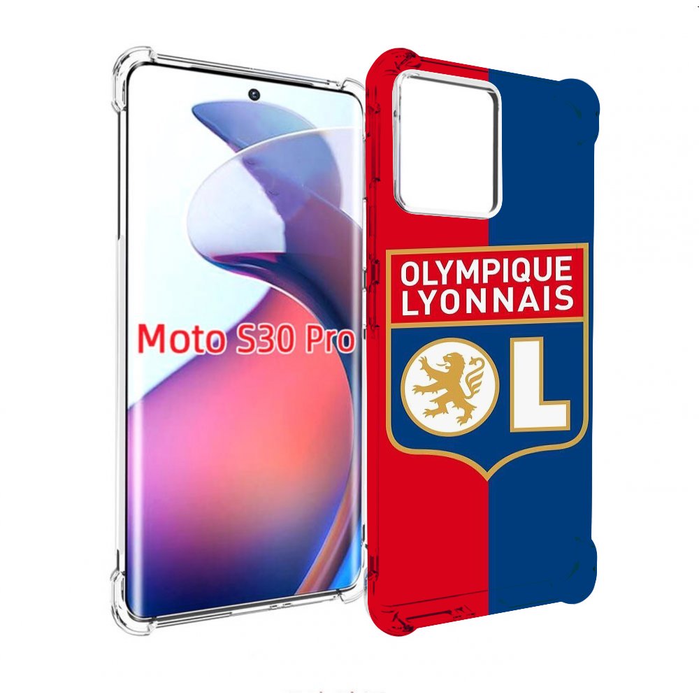 

Чехол MyPads фк лион эмблема для Motorola Moto S30 Pro, Прозрачный, Tocco