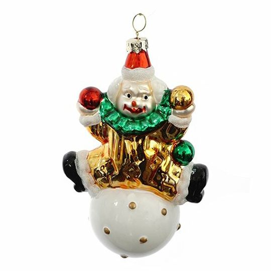

Елочная игрушка Remeco Collection Клоун разноцветная 7 х 5 х 12 см, Разноцветный