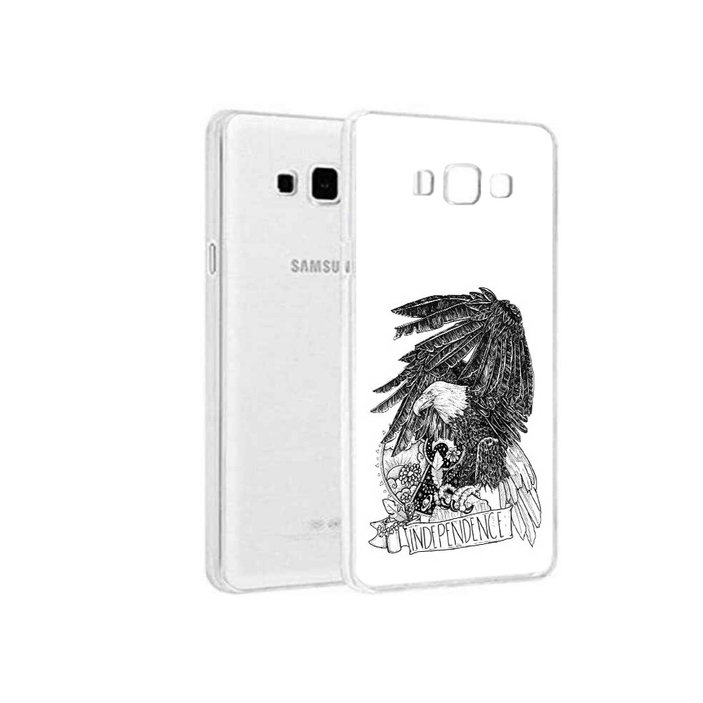 

Чехол MyPads Tocco для Samsung Galaxy On7 черно белый сокол, Tocco