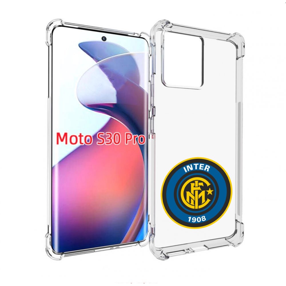 

Чехол MyPads фк интер мужской для Motorola Moto S30 Pro, Прозрачный, Tocco