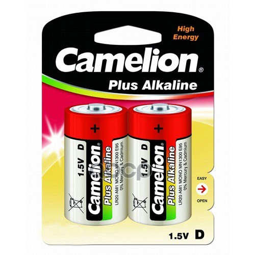 

Батарейка Алкалиновая Camelion Plus Alkaline D 1,5v Упаковка 2 Шт. Lr20-Bp2 Camelion арт.