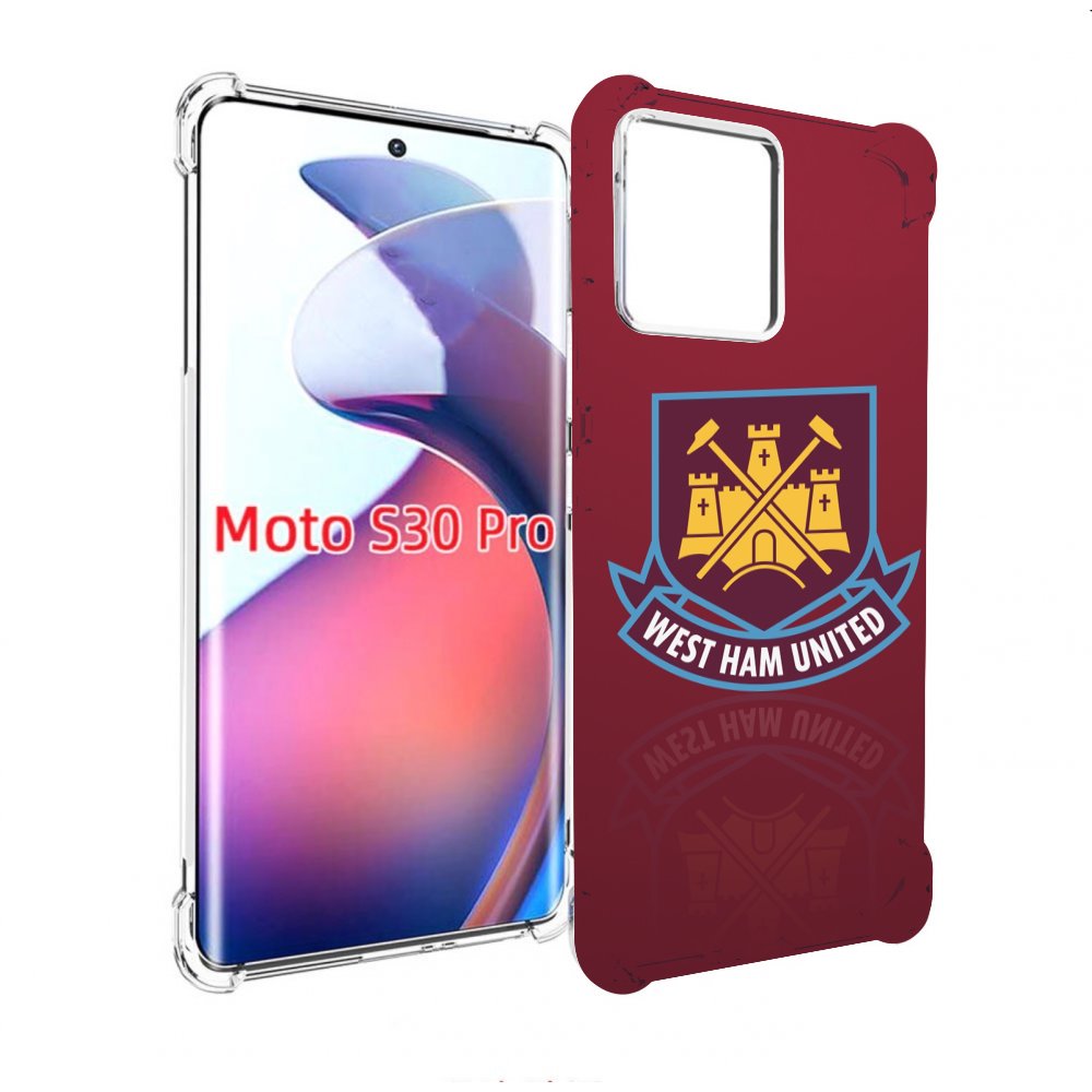 

Чехол MyPads фк вест хэм мужской для Motorola Moto S30 Pro, Прозрачный, Tocco
