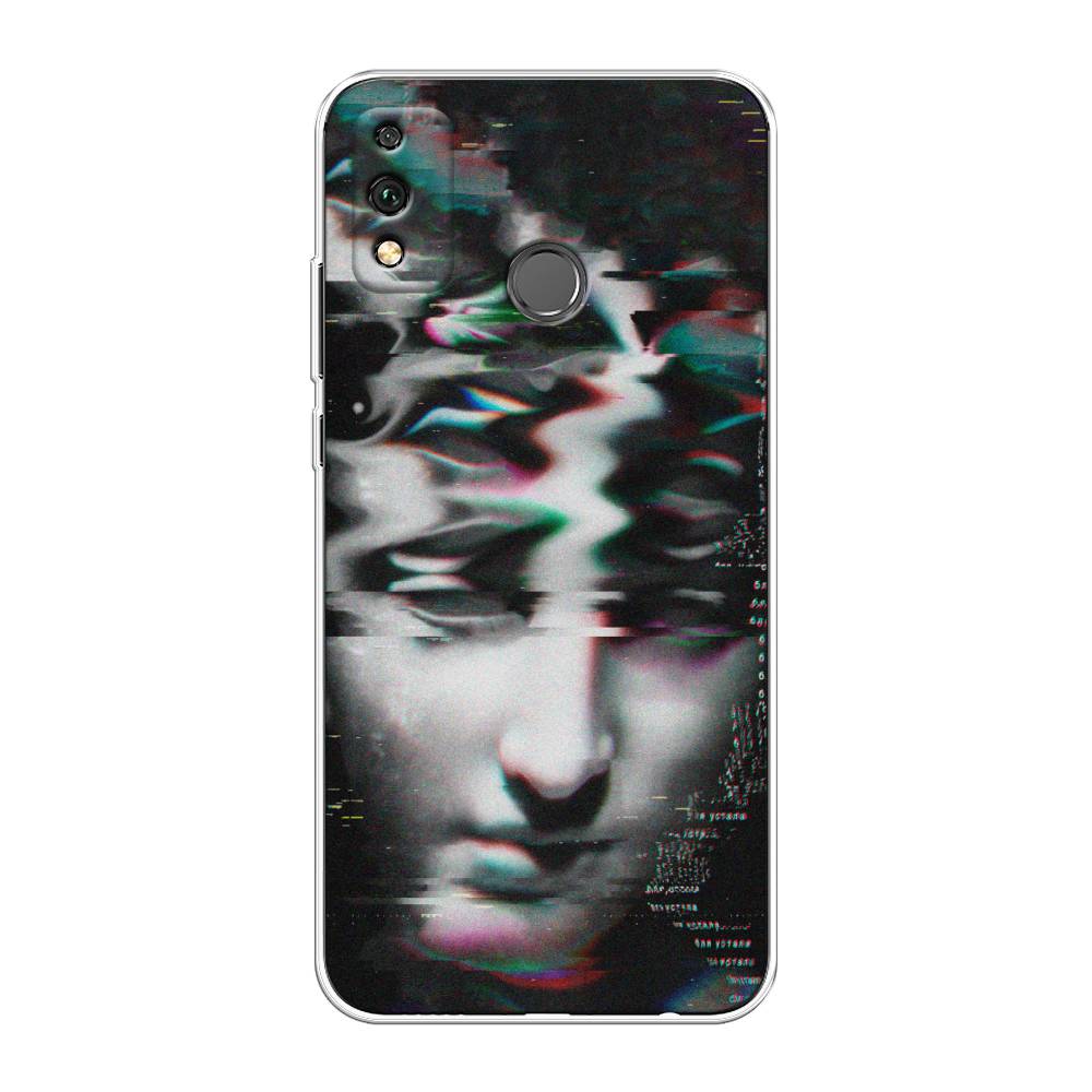 

Чехол Awog на Honor 9X Lite "Glitch Art", Серый, 6104250-9