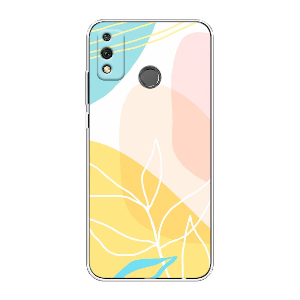 

Чехол Awog на Honor 9X Lite "Летнее настроение", Желтый;голубой;розовый, 6104250-10