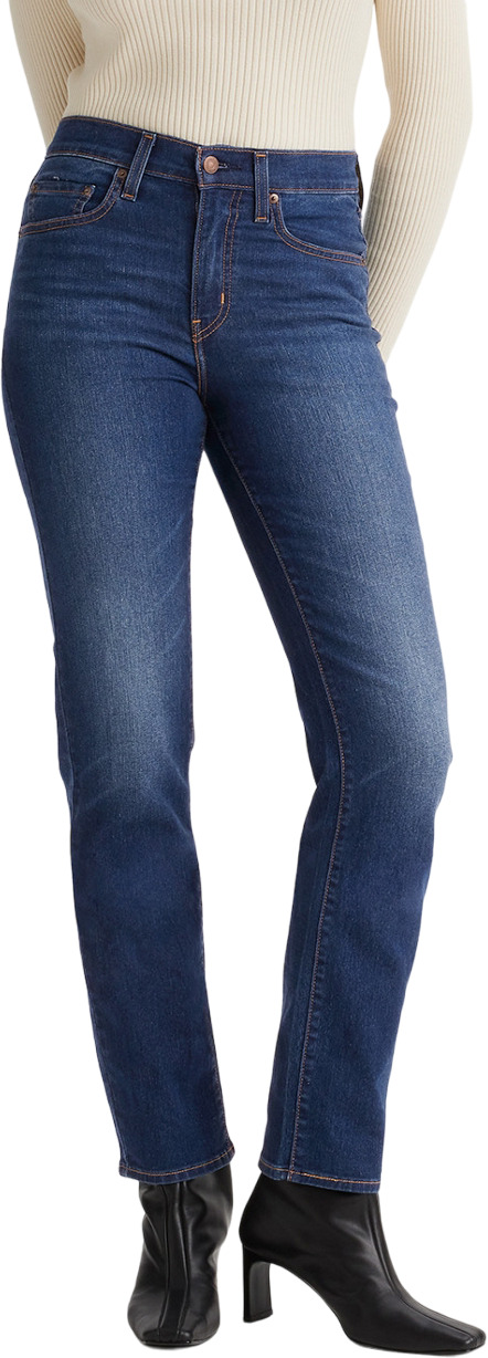 

Джинсы женские LEVIS Women 724 High Rise Straight Jeans синие 33/32, Синий, Women 724 High Rise Straight Jeans