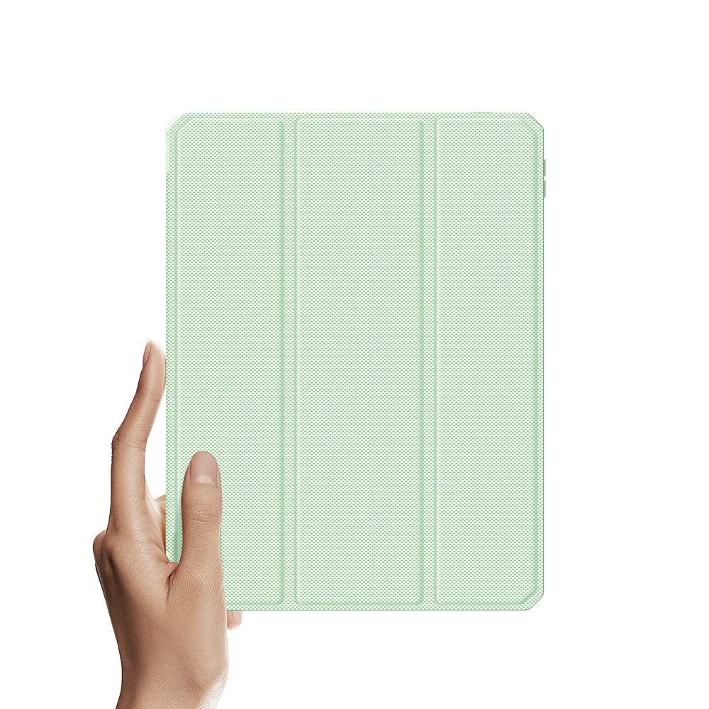 

Чехол книжка iPad Pro 12.9 (2021/2020/2018) с отделением для стилуса Dux Ducis Toby series, Зеленый, iPad Pro 12.9 (2021) Toby