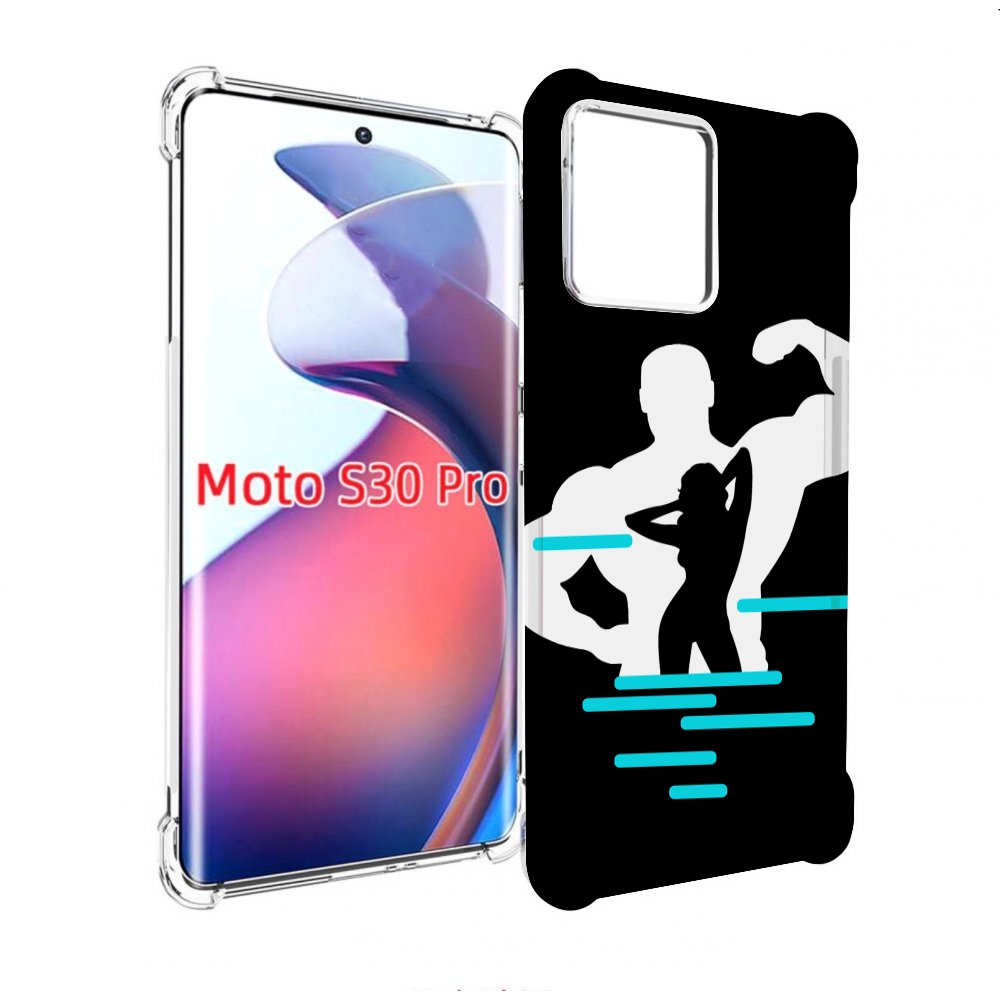 

Чехол MyPads фитнес-тренировка для Motorola Moto S30 Pro, Прозрачный, Tocco