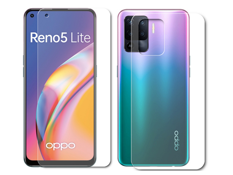 

Защитная пленка LuxCase для Oppo Reno 5 Lite 0.14mm Front and Back Matte 86743, Oppo Reno 5 Lite