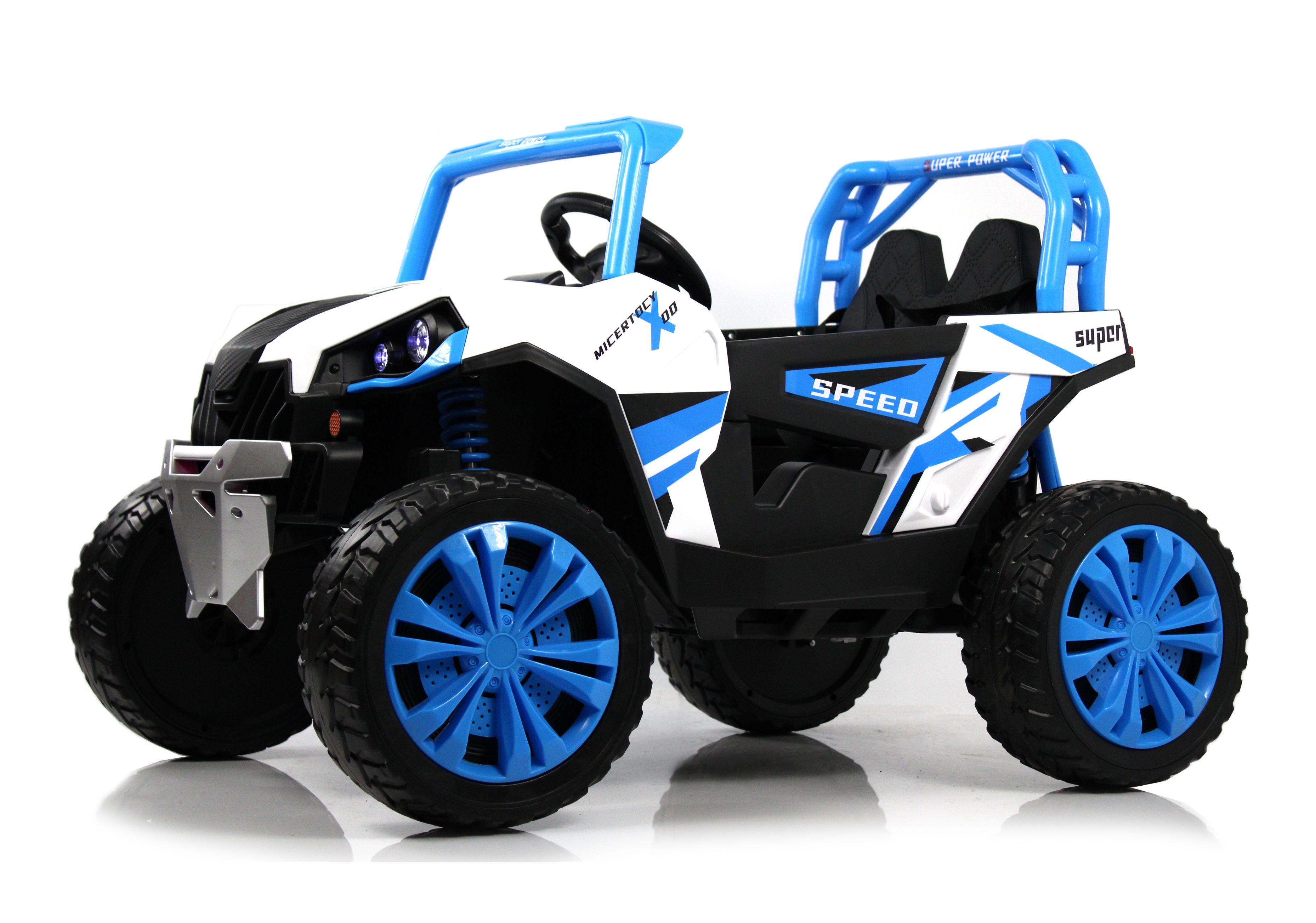 

Электромобиль RiverToys багги F888FF Синий джип, F888FF