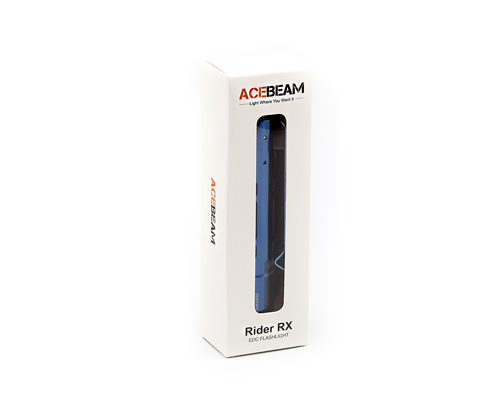 Фонарь Acebeam Rider RX SS Blue, 1 x 14500, диод Nichia 219F, 65 метров, 650 люмен