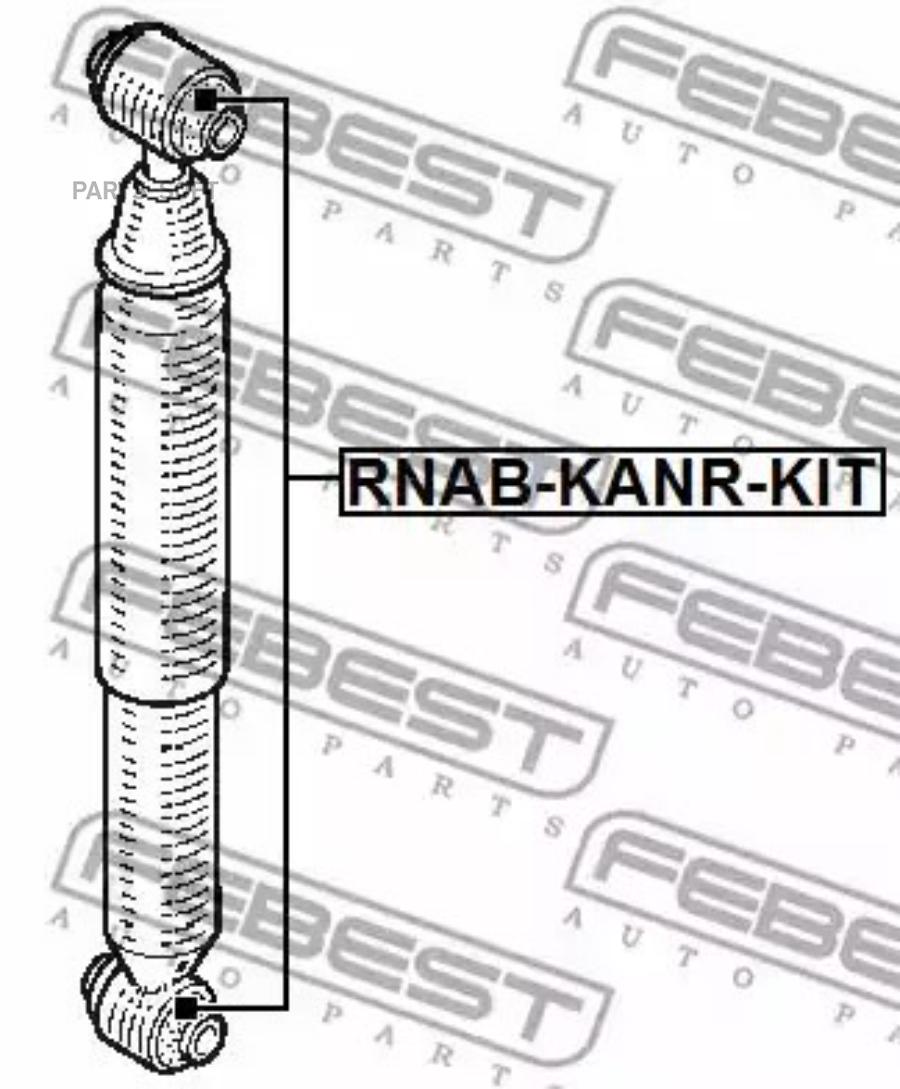 

Сайлентблок Заднего Амортизатора Комплект FEBEST RNABKANRKIT