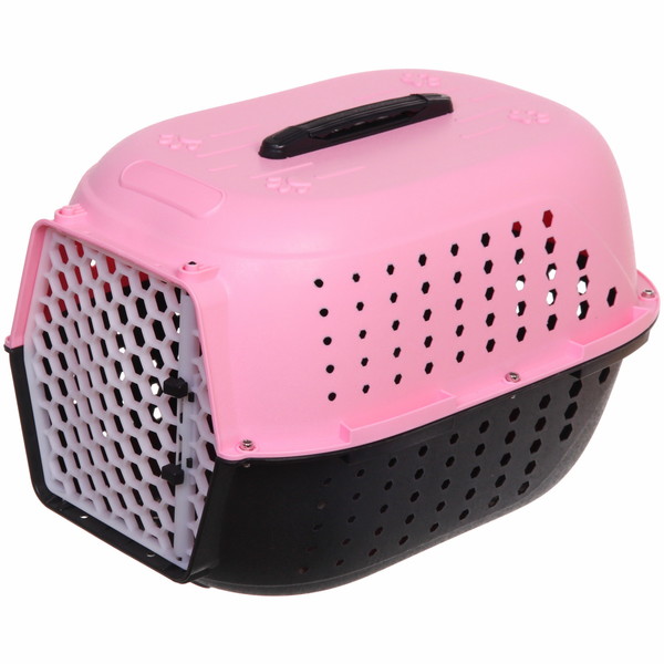 Переноска для животных UltraMarine Любимый Бро, розовый, пластик, 48х32х30 см, до 10 кг