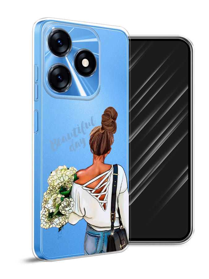 

Чехол Awog на Tecno Spark 10 "Beautiful day vector", Коричневый;белый;зеленый, 303550-6