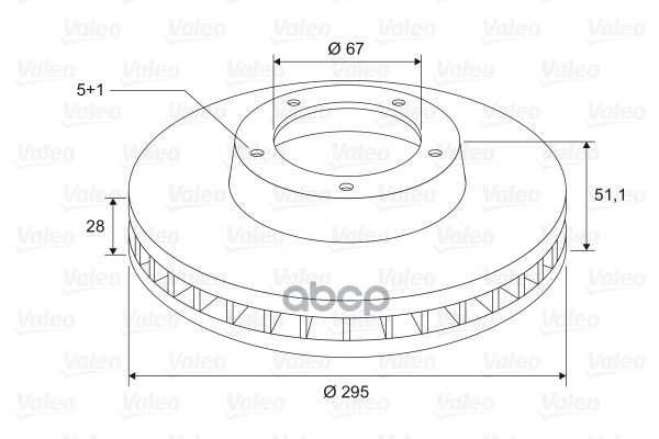 

Диск Тормозной Mercedes A(W176) 12-/B(W246) 11- Перед X1 Valeo 197670