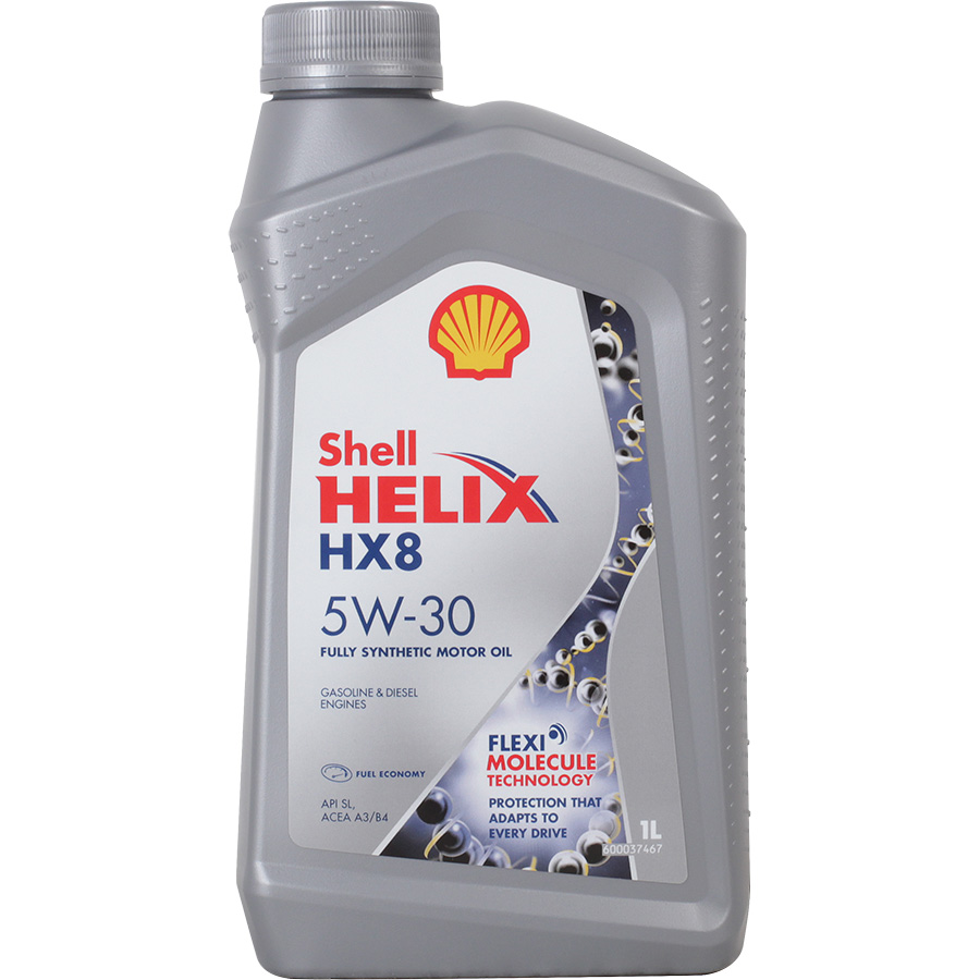 фото Моторное масло для автомобиля shell helix hx8 5w-30 1 л