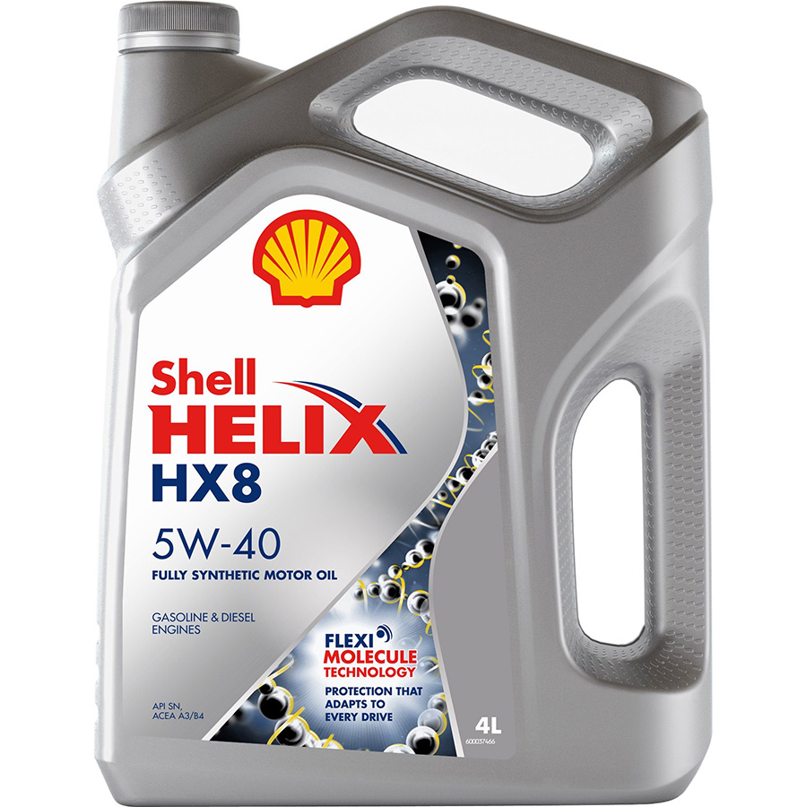 фото Моторное масло для автомобиля shell helix hx8 5w-40 4 л