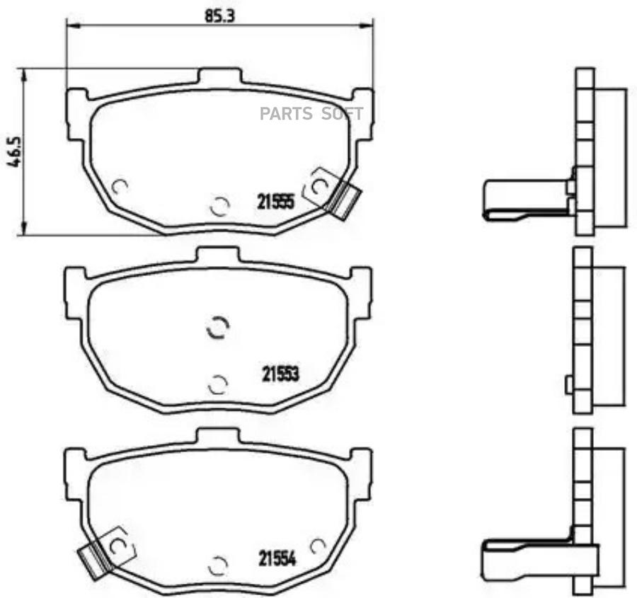 

Колодки дисковые з. nissan maxima 3.0 89-94 P30003 =gdb1010=222222