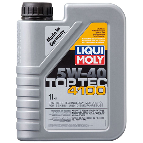 фото Моторное масло для автомобиля liqui moly top tec 4100 5w40 1л.