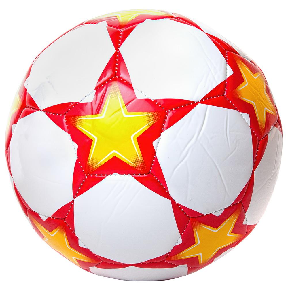 фото Футбольный мяч junfa 22-23 см. l398/желто-красный junfa toys