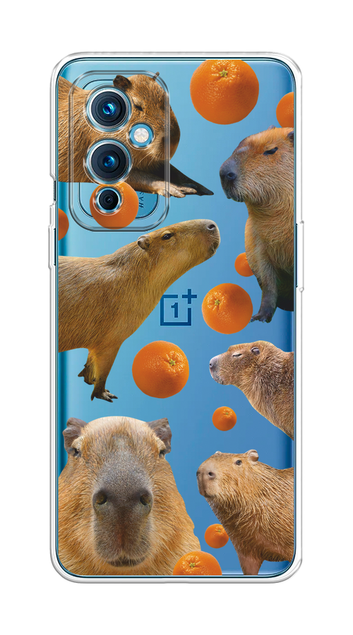

Чехол на OnePlus 9 LE2110 "Капибара и апельсины", Бежевый;оранжевый, 152750-1
