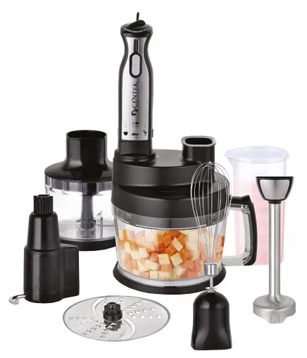 

Кухонный комбайн / CENTEK CT-1310 / 6 в 1 / Нарезка кубиками / Лезвия из нержавеющей стали