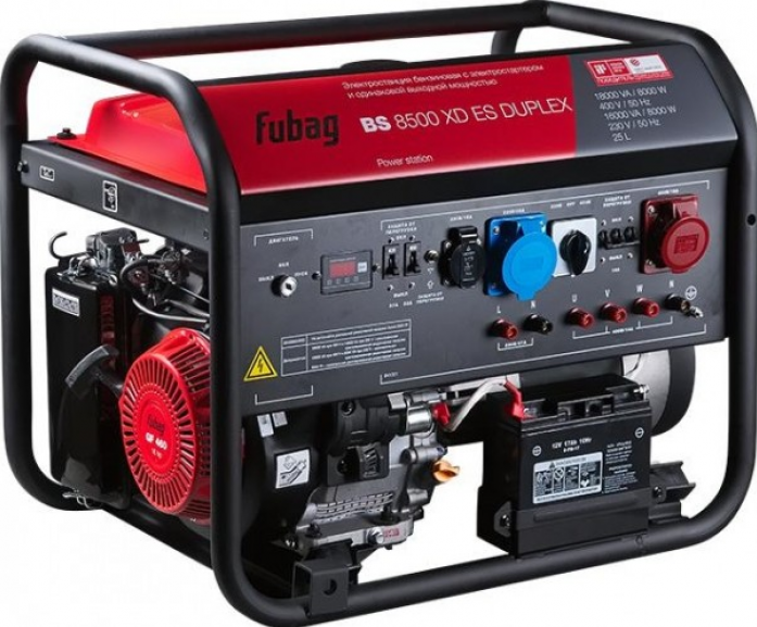 

Электростанция бензиновая FUBAG BS 8500 XD ES DUPLEX 641021