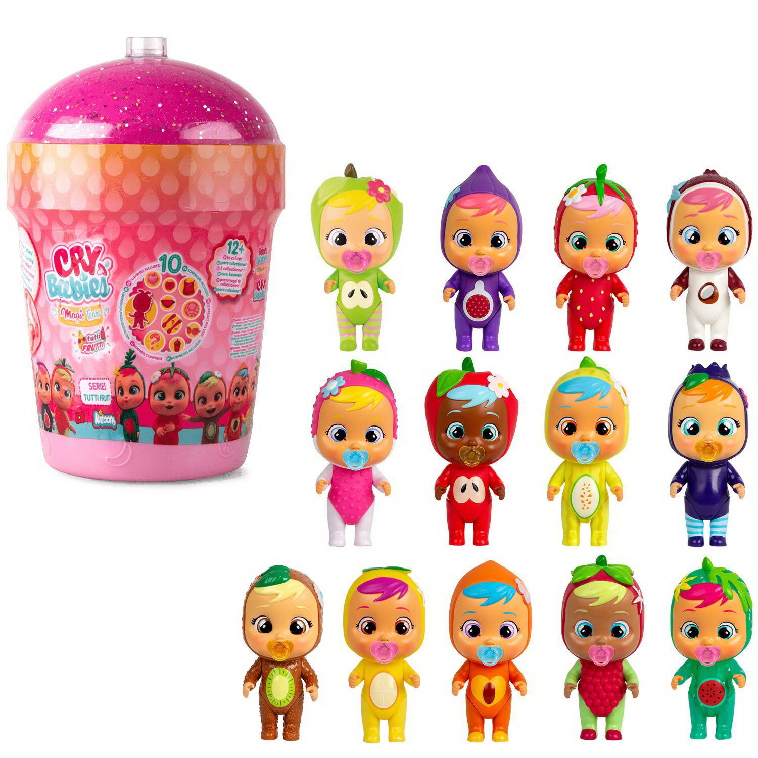 Кукла IMC Toys Cry Babies Magic Tears Tutti Frutti Плачущий младенец 93355/розовый