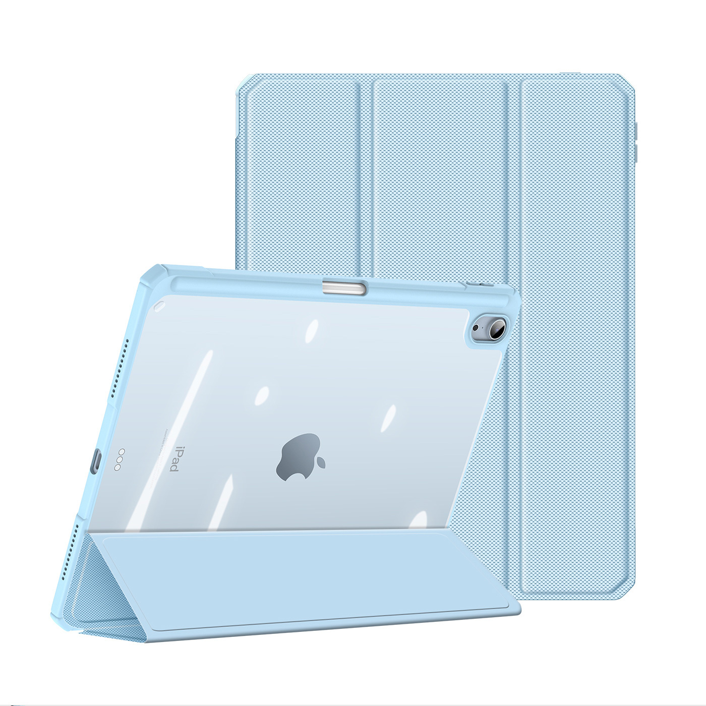 фото Чехол книжка для ipad air 4 10.9", dux ducis toby series голубой