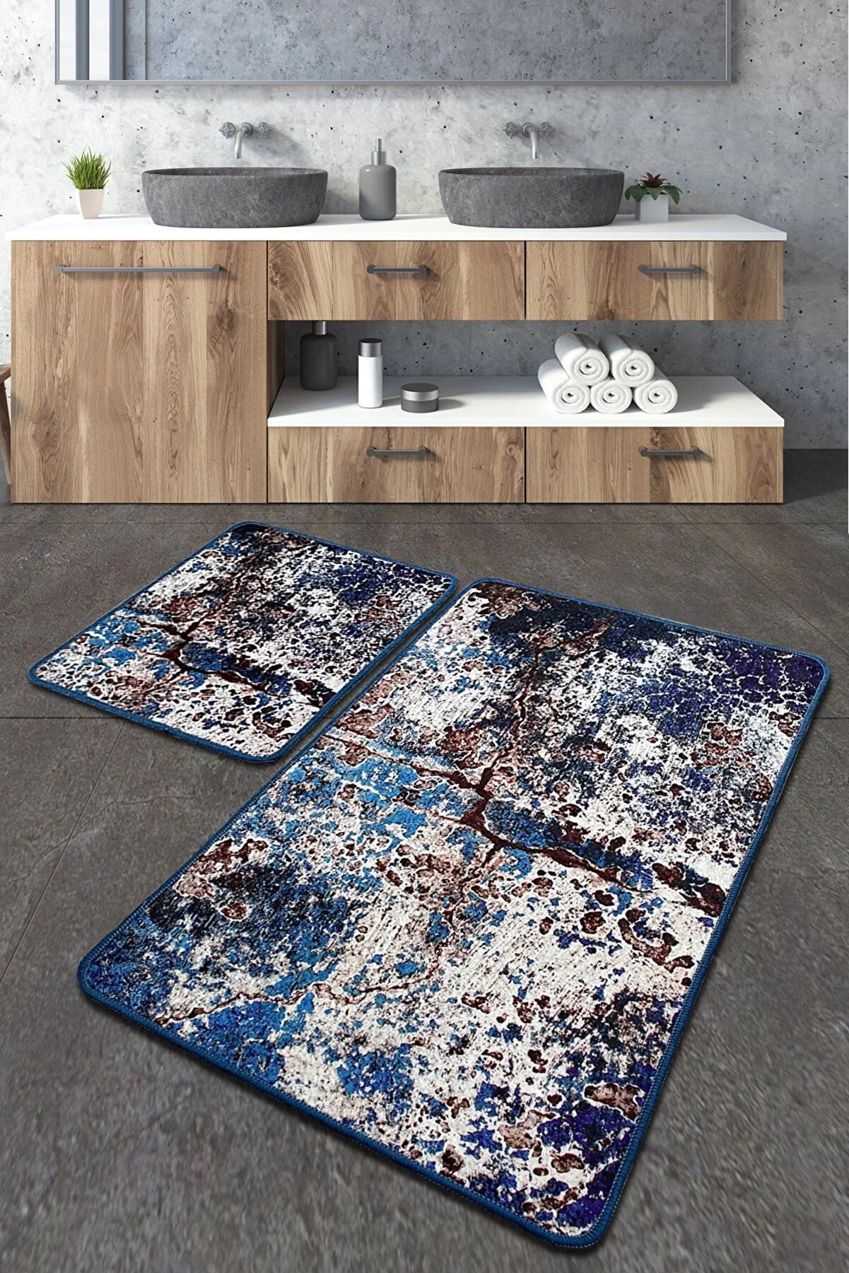 

Коврик для ванной и туалета Chilai home 100x60 см 60x50 см