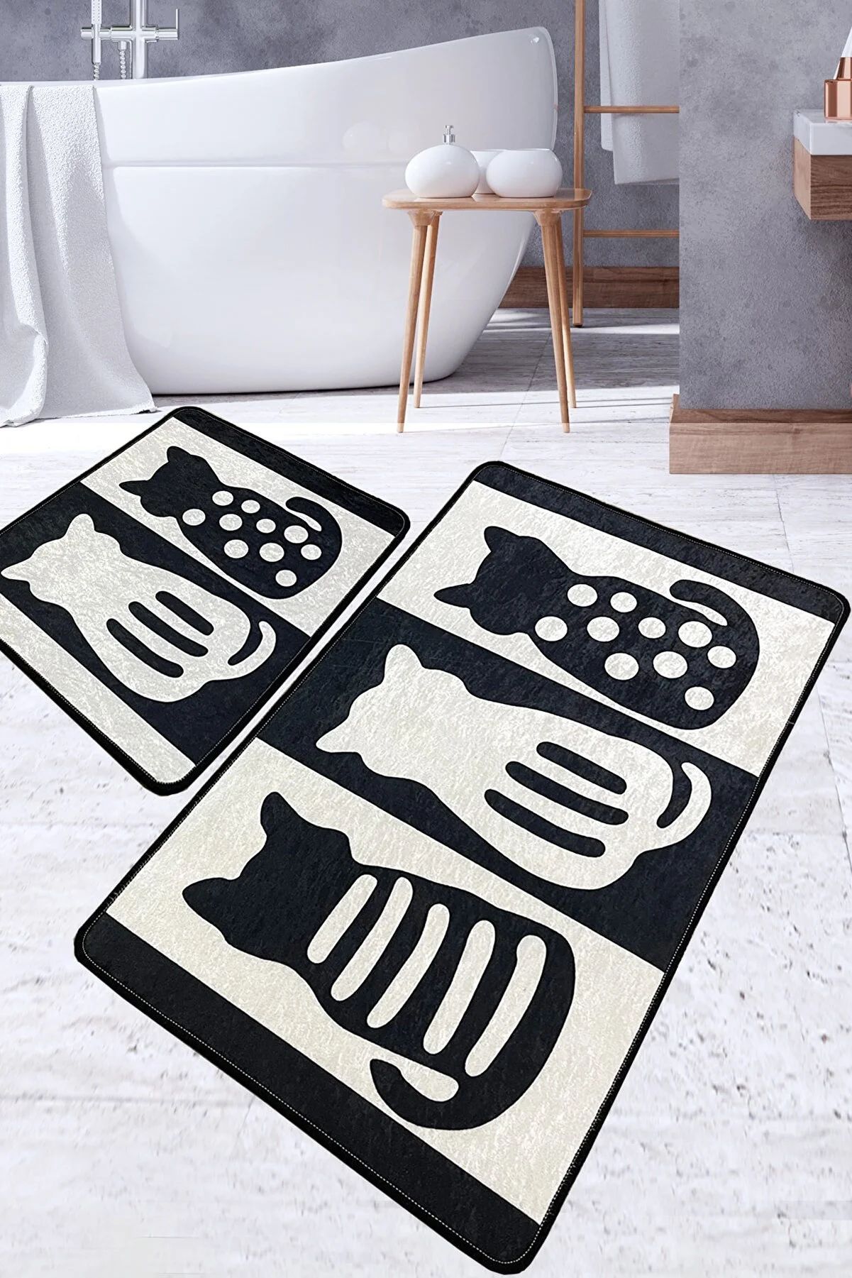 

Коврик для ванной и туалета Chilai home 100x60 см 60x50 см