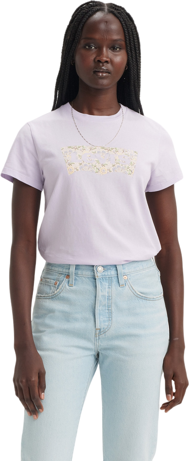 

Футболка женская LEVIS Women The Perfect Tee фиолетовая M, Фиолетовый, Women The Perfect Tee