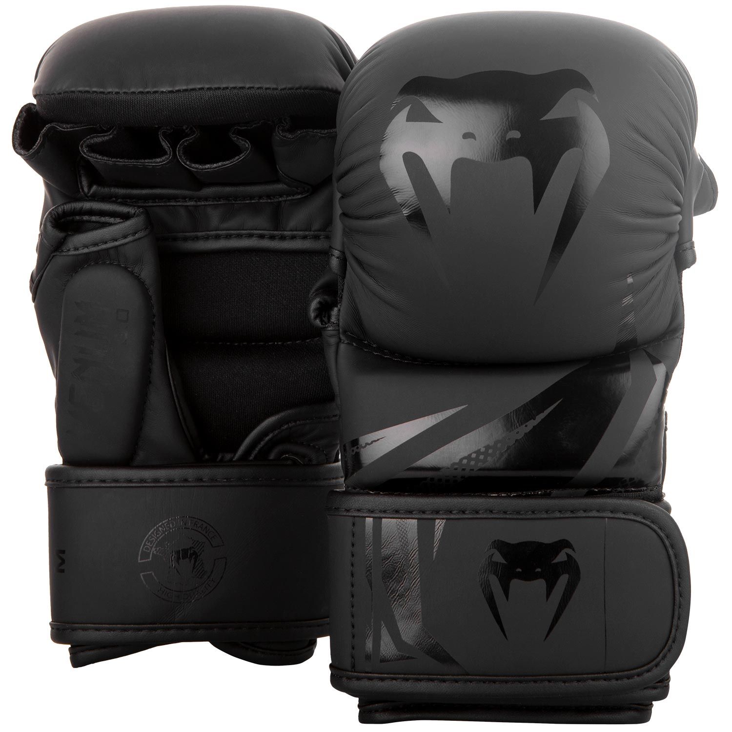 Перчатки ММА Sparring Gloves Venum Challenger 3.0 - искусственная кожа черный L