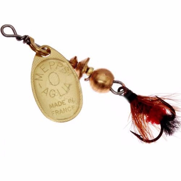 

Блесна Mepps Aglia Mouche №1 gold/red, Золотистый;красный, Aglia Mouche