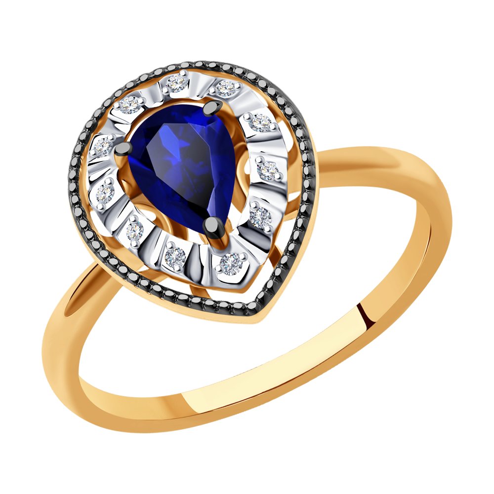 

Кольцо из красного золота с бриллиантом р. 18,5 Diamant 51-210-01079-1, 51-210-01079-1