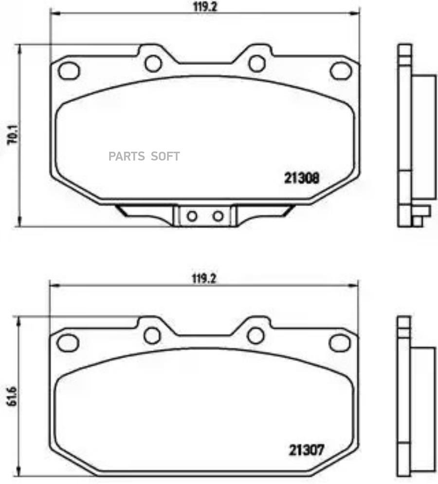 

Колодки дисковые п. nissan 300zx z32 3.0 twin turbo 90-95 P56025 =348 02=fdb986
