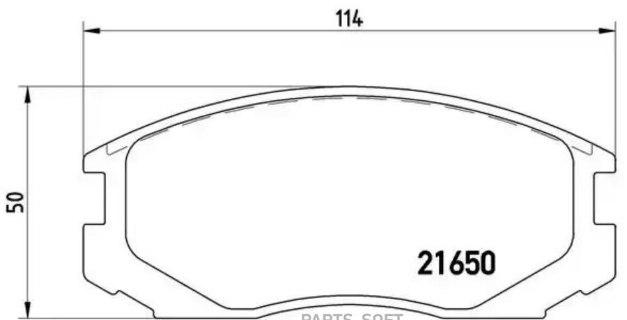 

Колодки дисковые п. mitsubishi lancer/colt 1.3-1.8 89-92 P54015 =gdb1129=572375b