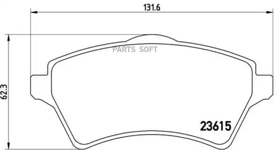 

Колодки дисковые п. land rover freelander 1.8i/2.5i/2.0td4 P44011 =822 00=fdb1473=224023