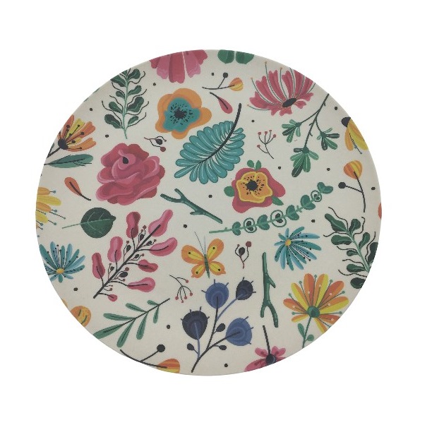 

Тарелка для вторых блюд Summer flowers 25 см разноцветная