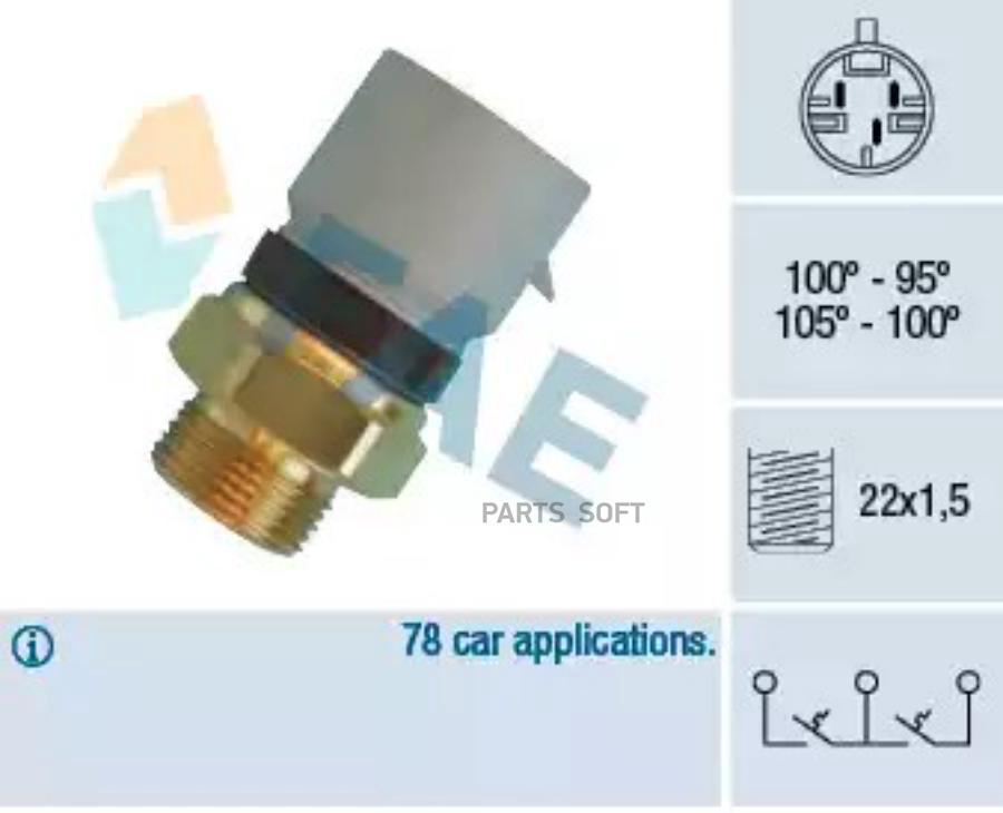 

Датчик Включения Вентилятора FAE 38360