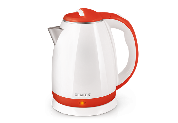 фото Чайник электрический centek ct-1026 white/red